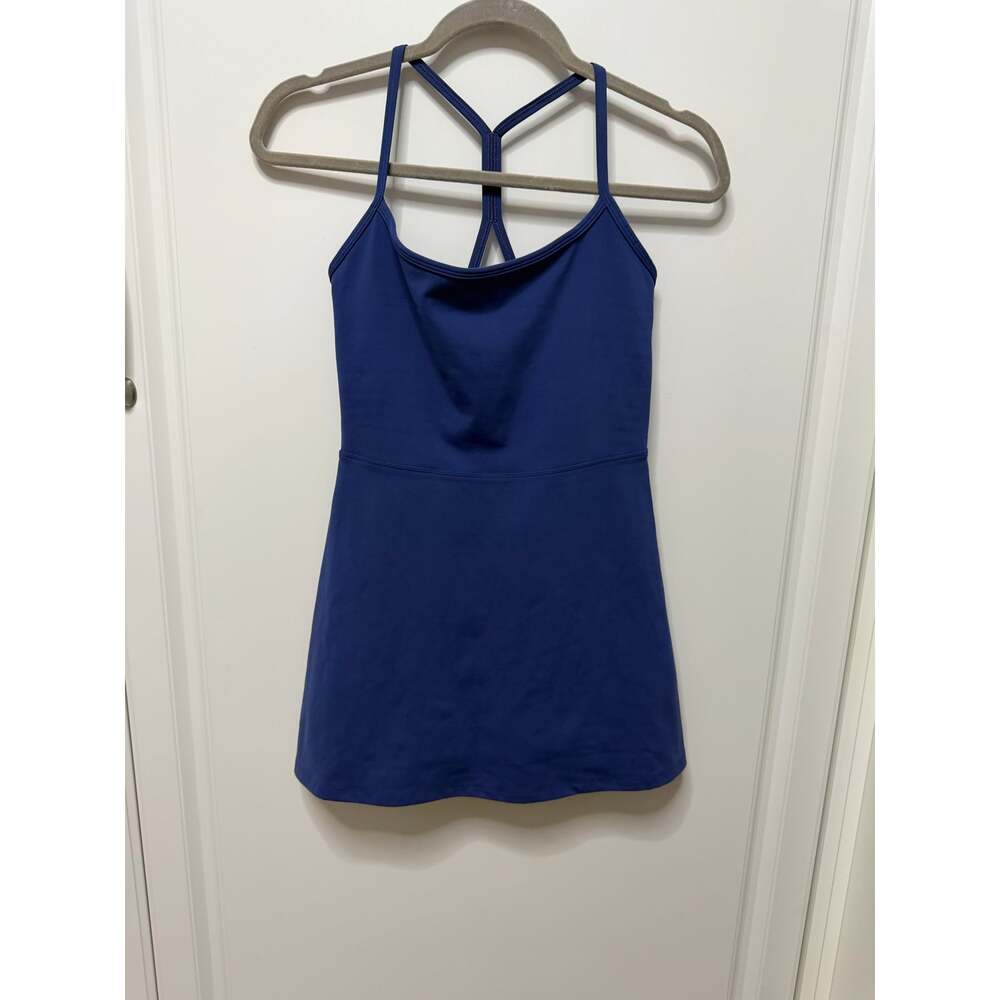 Spiritual Gangster Blue Racerback Lia Dream Tech Athletic Tennis Dress XS - Picture 8 of 8